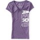thumbnail image 1 of Camiseta gráfica Aeropostale para mujer Escote en V Vertical morado talla XS, 1 of 1