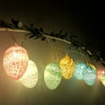 thumbnail image 4 of 10 Leds Easter Decorations For Home ，Egg Led String Light Easter Fairy String Lights Wedding Party Ornament Garland, 4 of 9