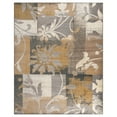 thumbnail image 2 of BNM Floral Damask Indoor Area Rug, 8' x 10', Camel, 2 of 9