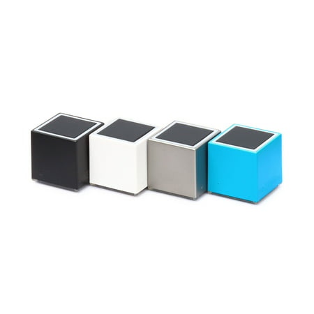 Clambo RheinSound Portable Bluetooth Mini Speaker, Wireless Small Cube Design - Blue/Gift