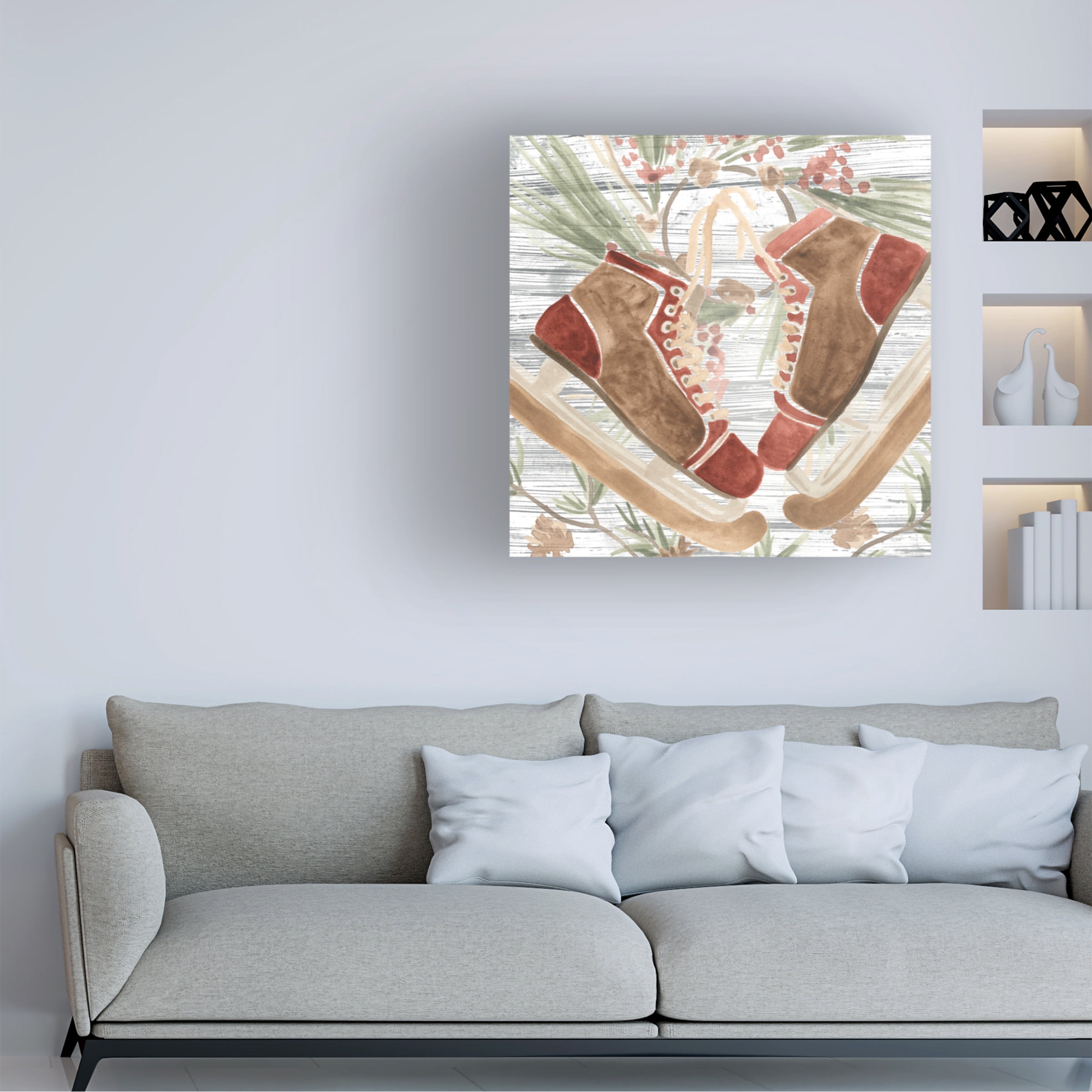 June Erica Vess 'Pinecone Lodge I' Canvas Art