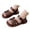 Brown, variant on Ruyang Sandals for Toddler Girls Flower Open Toe Anti Slip Rubber Sole Shoes Kids Hook and Loop Swim Beach Summer Flat Shoes
