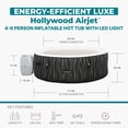 thumbnail image 4 of Bestway SaluSpa Hollywood Luxe 4-6 Person Inflatable Hot Tub, Round Energy-Efficient Spa, 77" x 26", 4 of 11