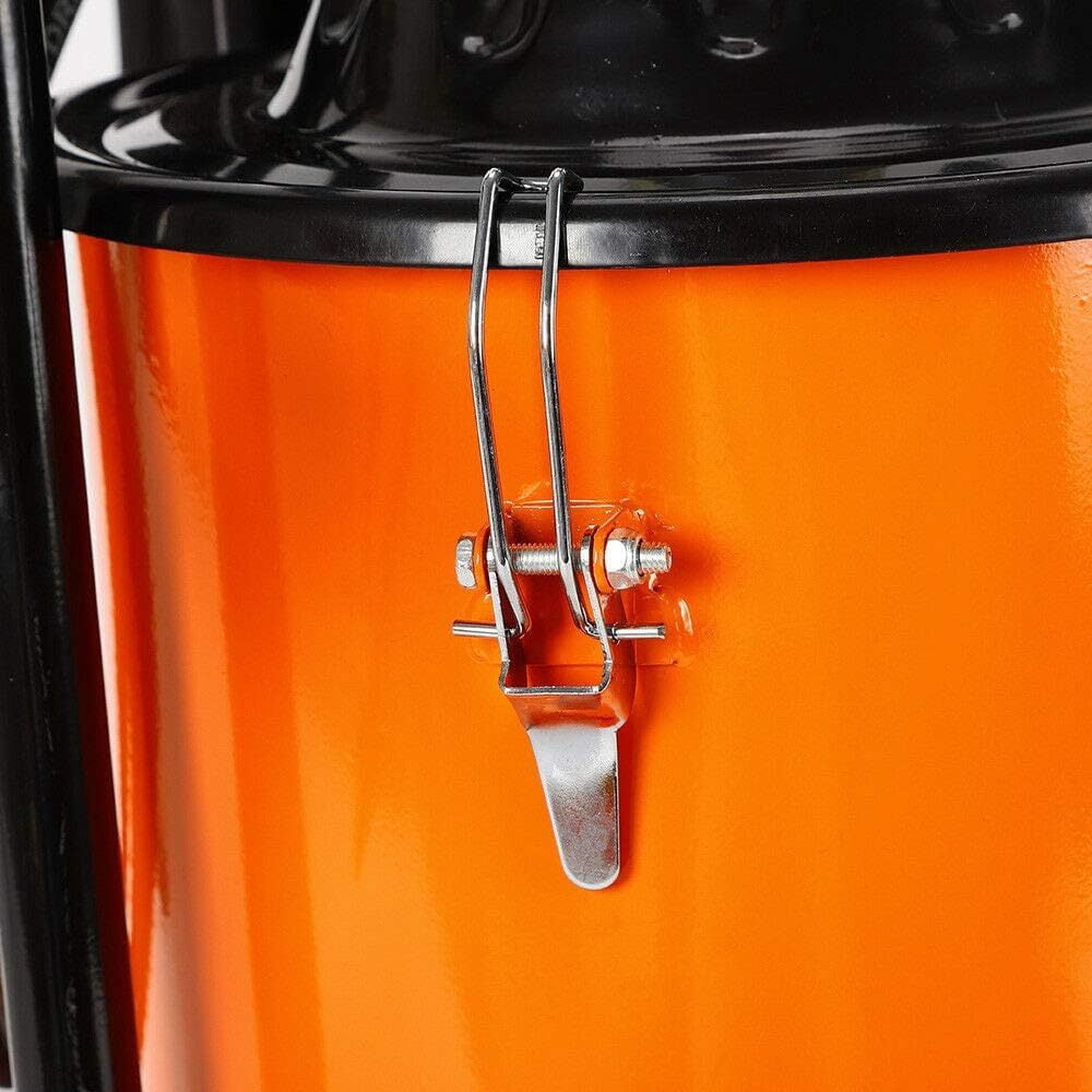 20L Manual Grease Pump, TB-10 High Pressure Grease Gun with 13 ft Hose, Grease Bucket, Heavy Duty Lubrication Pump for Automotive, Workshop, Industrial Use