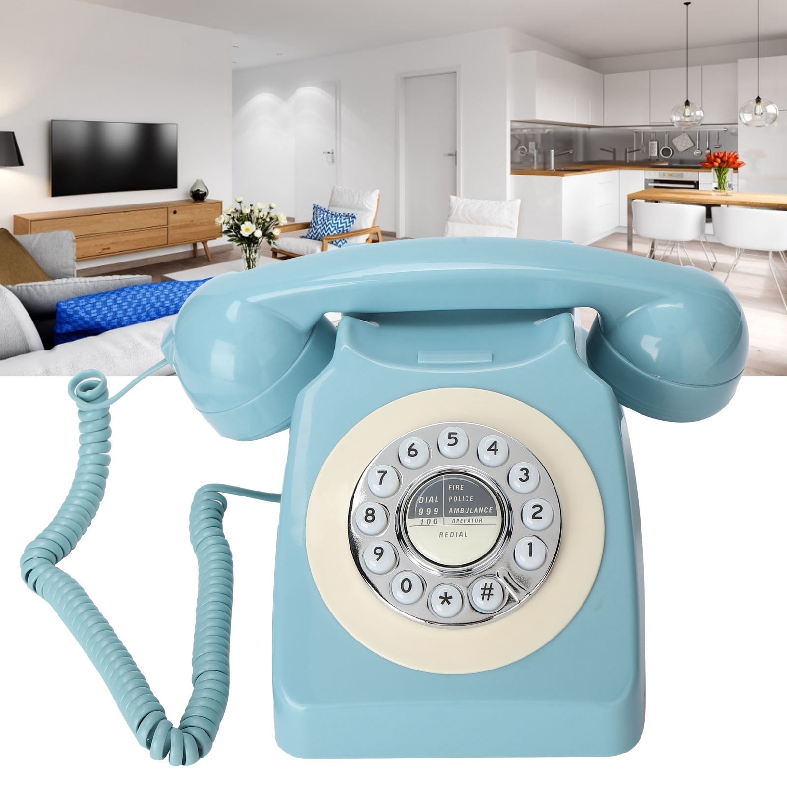 Spptty Corded Retro Phone,Landline Telephone,CT‑8019 Retro Landline