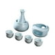 thumbnail image 4 of Juego de sake de cerámica con olla calentadora,Kit de regalo tradicional de cerámica de ,Juego de sake chino,Bebida de sake para restaurante, 4 of 8