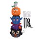 thumbnail image 1 of 6ft Halloween Inflatables Stacked Decoration IP44 Colorfast LED Lightweight Blow Up Halloween Decorations for Holiday Party UK Plug 220‑240V, 1 of 5