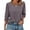 Gray, variant on Women'S Tops Pink Elbow-Length Crew Neck Tops Solid Minimalist Blouses & Tops Women'S T Shirts