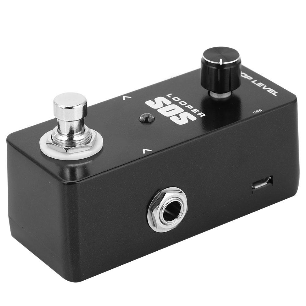 Tebru mini looper,FLP2D Mini Loop Looper for Guitar Bass Recording with Professional Tone