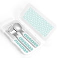 thumbnail image 4 of Zufioo Cartoon Teeth1 Print Children's Knife, Fork and Spoon Three-Piece Set, Toddler Safety Cutlery with Outer Box Suitable for Home and Kindergarten Use, 4 of 8