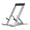 Silver, variant on Portable Foldable Aluminum Phone Tablet Stand Holder For 4-12Inch Devices Perfect For Home Office Travel