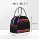 thumbnail image 2 of Easygdp Colorful Sparkling Bolsa de Almuerzo Insulada Grande, Forro de Aluminio, Diseño Espacioso, a Prueba de Fugas, Ideal para Trabajo, Picnics, Viajes y Actividades al Aire Libre, 2 of 6