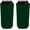 Kelly Green, variant on Blank Foam Collapsible 24 oz. Can Coolie (Kelly Green, 12 Pack)