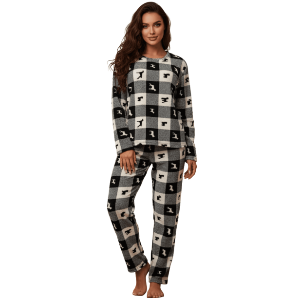 Pijama Afelpada Mujer Polar Pantalón Sudadera