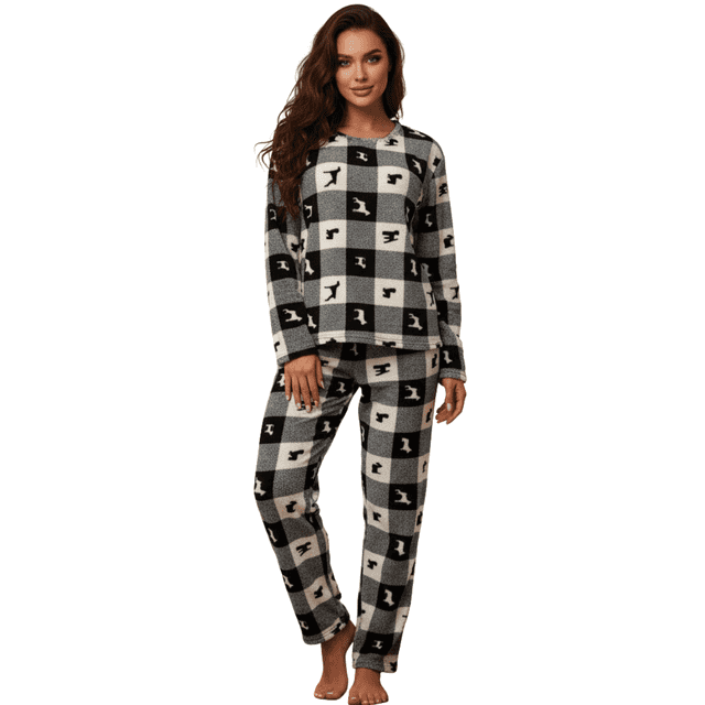 Pijama Afelpada Mujer Polar Pantalón Sudadera