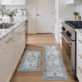 thumbnail image 3 of KUETH Kitchen Mats for Floor,Sets of 2 Non Slip Washable Persian Kitchen Rugs 20"x32"+20"x48", Kitchen Runner Rug with Waterproof for Hallway, Laundry, Bathroom and Bedroom, 3 of 8