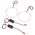 thumbnail image 2 of Halo Rings Fog Light, LED Angel Eyes Lights Multifunction Red Sturdy High Brightness Stable 2pcs  For Car, 2 of 8