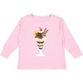 thumbnail image 3 of Inktastic Ice Cream Sundae Boys or Girls Long Sleeve Toddler T-Shirt, 3 of 5