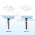 thumbnail image 3 of Pop Up Drain Stopper for Bathroom without Overflow, 3 of 9