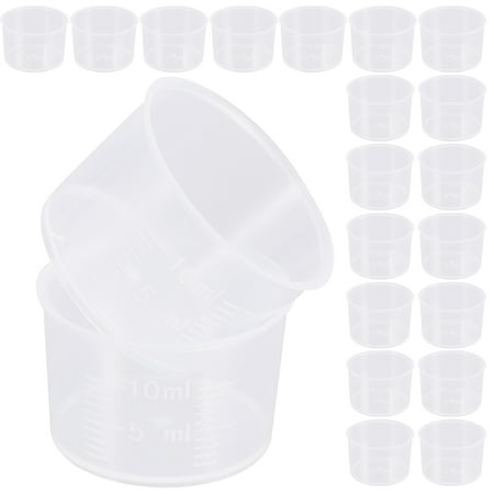 

200Pcs Multi-function Measuring Cup Small Capacity Liquid Measuring Cup Baking Accessory(10ml)