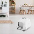 thumbnail image 4 of Kitten Litter Box,Cat Litter Box Fully Cat Toilet Enclosed Cat Litter Box Compact and Lightweight, 4 of 10