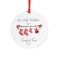thumbnail image 2 of Adornos colgantes de Navidad, decoraciones navideñas, regalos de Navidad Feliz Navidad Mamá y Papá Colgante de árbol de Navidad Colgante de madera Primeras decoraciones navideñas Productos colgantes, 2 of 6