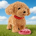 thumbnail image 3 of Eespoir Samoyed Walking Dog Toy For Girl, Licking Barking Dog, Samoyed Robot Dog, Interactive Dog Toy, for Girls, Pretend Play, Gift Idea, Sturdy Construction, Fun Features(Yellow), 3 of 4