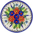 thumbnail image 2 of Polish Pottery 7½-inch Dessert Plate Signature UNIKAT Hand Painted in Boleslawiec, Poland + Certificate of Authenticity, 2 of 6
