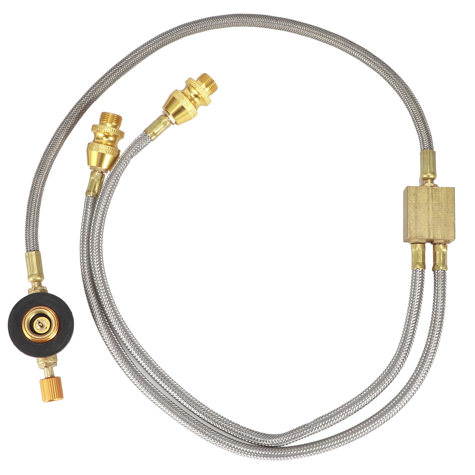 RT912A Gas Stove Hose Adapter, Adapter Hose, Lightweight For Double Camping Stove Camping