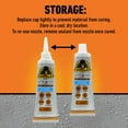 thumbnail image 5 of Gorilla Silicone Caulk & Sealant Squeeze Tube - Waterproof - 5 Pack, 2.8 oz, Clear, 5 of 6