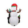 thumbnail image 2 of Pingüino inflable al aire libre del muñeco de nieve de la Navidad de los 5.9ft, liquidación inflable de la decoración del jardín con las luces LED incorporadas para la Navidad, 2 of 3