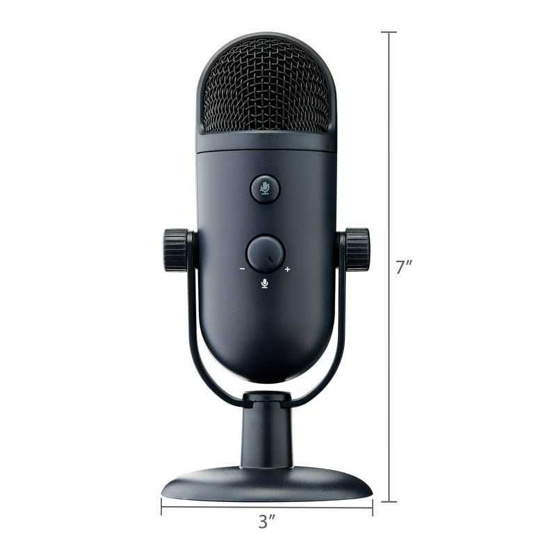 onn. USB Dual-Pattern Microphone