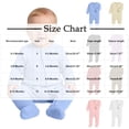 thumbnail image 3 of Newborn Sleepwear Button-Up Bodysuit,Baby Boy Clothes,Unisex Newborn Long Sleeve Snug Fits Footed Sleeper Pajamas, 3 of 9