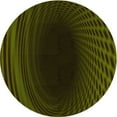 thumbnail image 1 of Ahgly Company Machine Washable Indoor Round Transitional Olive Green Area Rugs, 3' Round, 1 of 7
