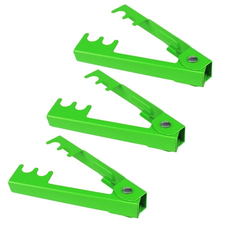 

3pcs Rose Thorn Remover Metal Flower Thorn Stripper Removing Pliers Home Garden Tool (Green)