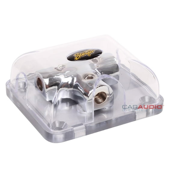 Stinger SPD510 Chrome Distribution Block 8 Gauge Inputs/Outputs (3 In/Out) New