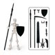 thumbnail image 1 of Set de Figuras de Acción Articuladas con Calavera Magnética Mummy13 | Esqueleto Articulado Decorativo para Practicar Dibujo | Regalo para Festivales - 1 Set, 1 of 6