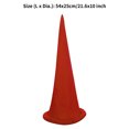 thumbnail image 4 of Alvivi Christmas Dwarf Hat Gnome Elf Hat Solid Color Pointed Cap for Women Men Halloween Carnival Party Red One Size, 4 of 4