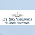 thumbnail image 2 of CafePress - Us_Navy_Submarines3 Body Suit - Long Sleeve Cotton Baby Bodysuit, 2 of 4
