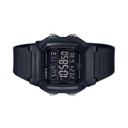 Casio Digital Black Resin Strap Quartz Men's Wristwatch, W-800H-1BV