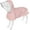 Pink, variant on Waterproof Reflective Dog Raincoat with Hood,Adjustable Pet Rain Poncho(Pink,Medium)