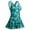 3Multicolor, variant on Drses ‌‌Women's Plus Size 2025 V Neck Swimdress - Tummy Control One Piece Bathing Suit with Ruched Skirt & Retro Floral Print (Sizes M-4XL)