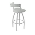 thumbnail image 2 of 861 Artemis 25" Swivel Counter Stool with Anodized Nickel Finish and Graph Alpine Seat and Back, 2 of 5