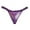 Purple, variant on BYHONG Sexy European Open Low Waist Sexy Women's Underwear One Thread Women's T Shirts Thong Women Panties White One Size