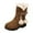 03 Brown, variant on Toddler Girl Boots,Winter Girls Boots for Kids Soft Sole Warm Lined Children Boot Shoes with Adjustable Strap Closure Comfortable Footwear for Outdoor,Toddler Snow Boots,02 Beige,4-4.5 Years