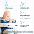 thumbnail image 6 of Organika Baby Probiotic Drops with Vitamin D- Soothe Colic, Reduce Fussing, Aid in Growth and Development- 7.5 ml, 6 of 6