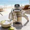 thumbnail image 2 of Plastic Cup With Lid 18 cm Tall Sports Water Bottle For Direct Drinking Fast Heat Dissipation Low Temperature Storage, 2 of 6