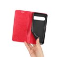 thumbnail image 7 of Designed for Google Pixel 8 Pro Case, Wrist Strap Flip Kickstand PU Leather Wallet Case Cash Card Slots Holder, Protective Shockproof Pattern Women Cover for Google Pixel 8 Pro, Rose, 7 of 7