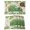 Green Beige, variant on St. Patrick's Day Placemats Set of 4, Lucky Shamrocks Green Car Country Plants Placemats for Dining Table, Place Mats for Kitchen Tabletop, Waterproof Wipeable Dining Table Mats Set