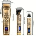 thumbnail image 6 of Professional Hair Clippers for Men, Men's Hair Trimmers, Rechargeable Nose Trimmers, Gifts for Men, 6 of 9